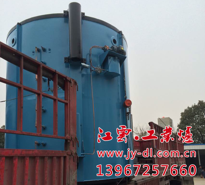 Smokeless gas nitriding furnace